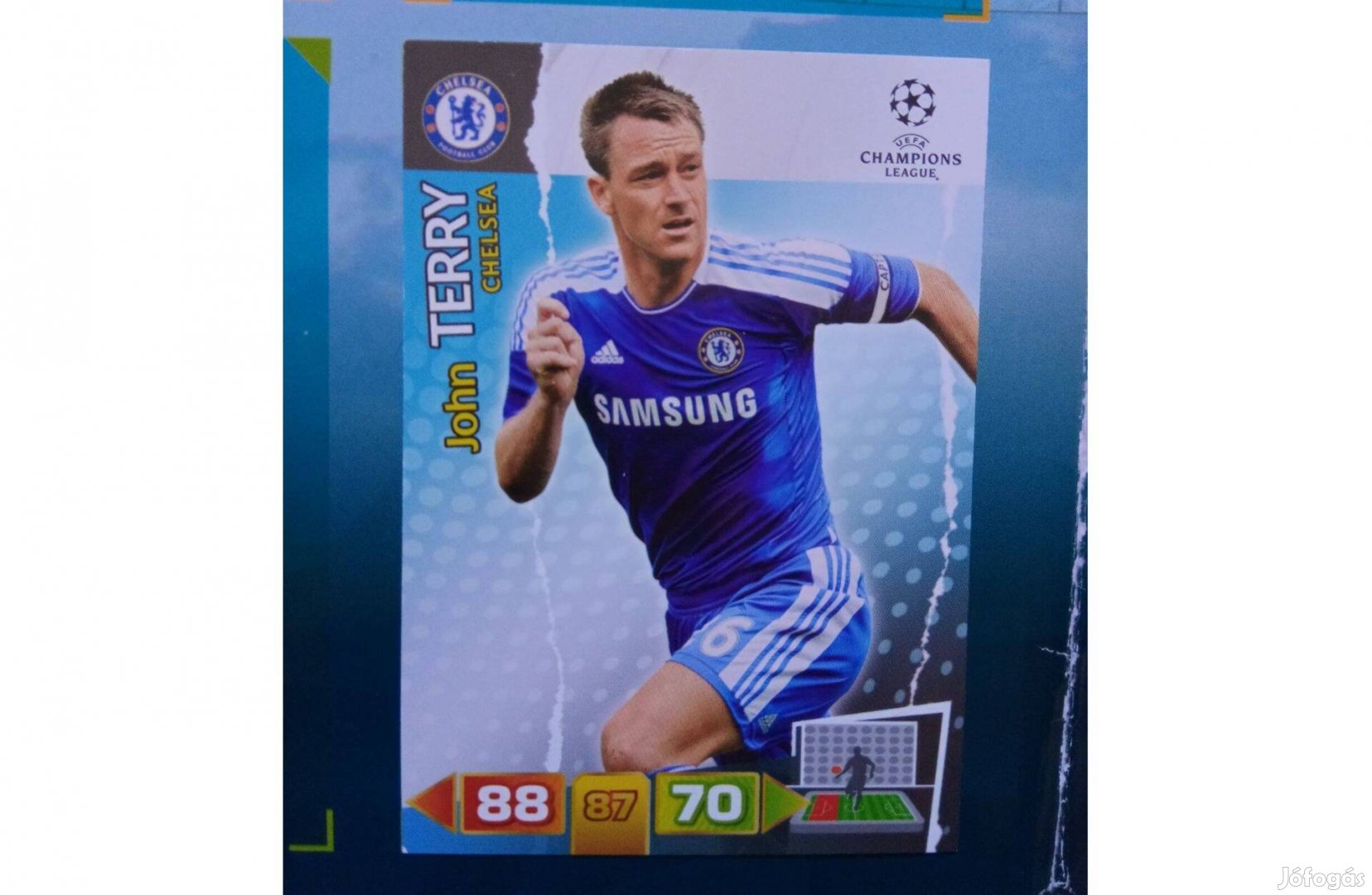 Terry és Drogba (Chelsea) Panini Champions League focis kártya