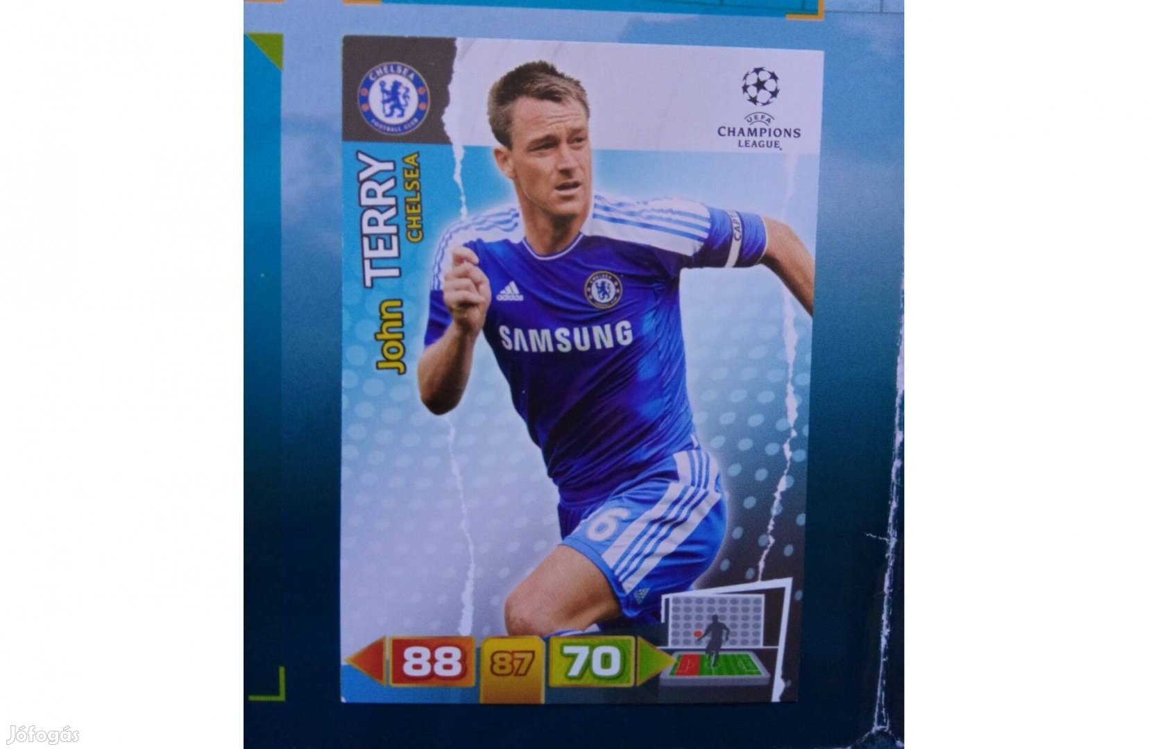 Terry és Drogba (Chelsea) Panini Champions League kártya
