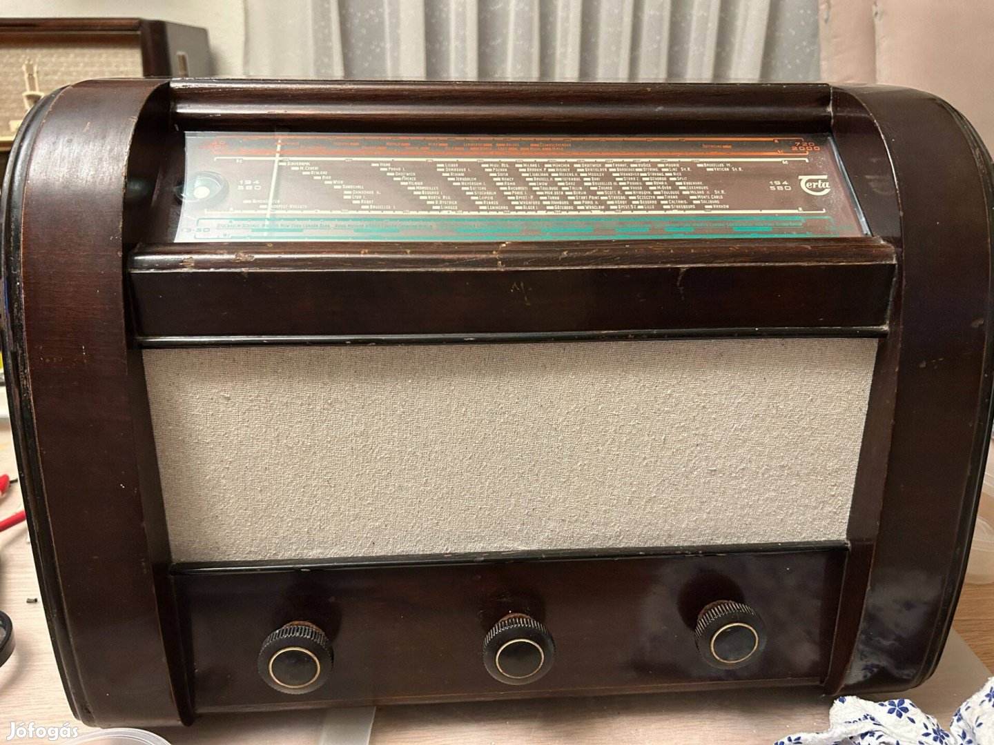 Terta 331 tip. régi rádió eladó