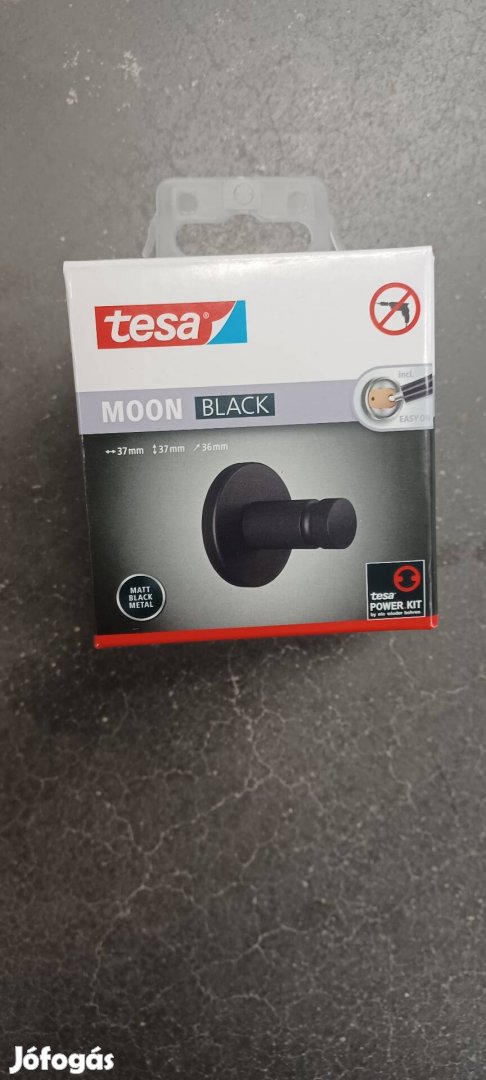 Tesa moon black akasztó új eladó!
