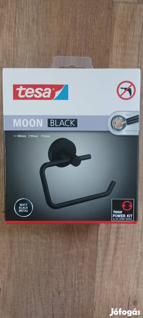 Tesa moon black wc papír tartó új eladó !