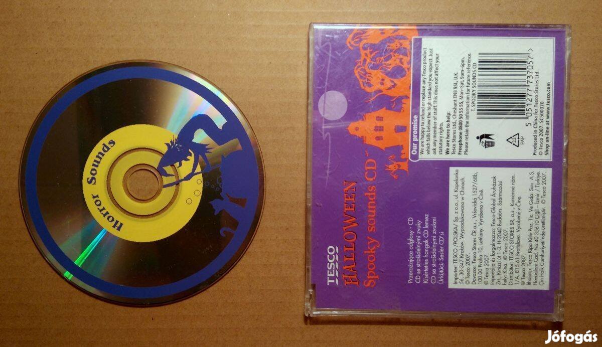 Tesco Halloween Spooky Horror Sounds (CD) 2007 (jogtiszta)