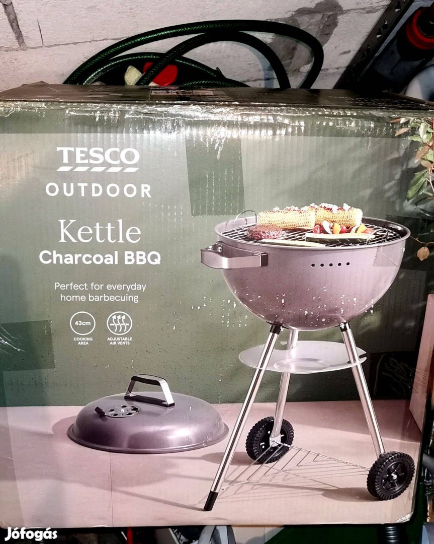 Tesco Kerti gömb grill gömbgrill bontatlan