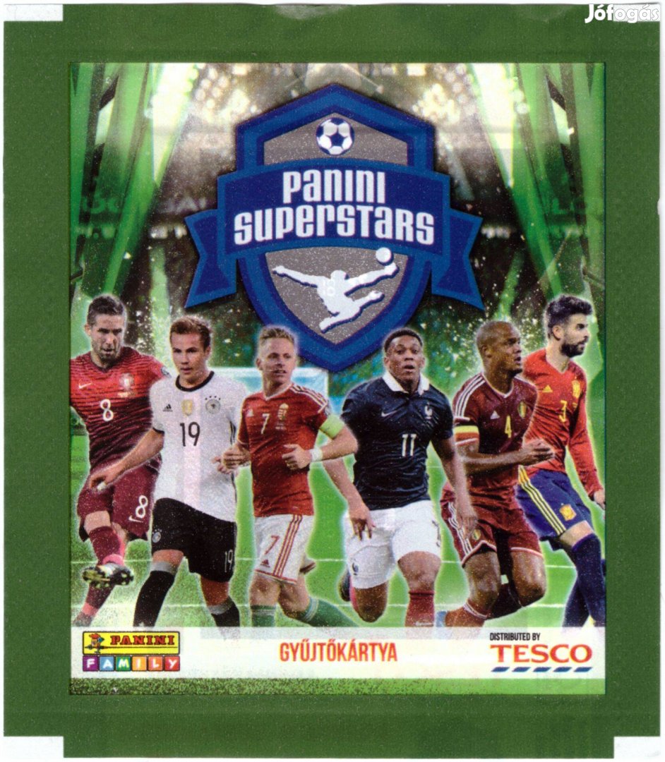 Tesco: Panini Superstars gyűjtőkártya