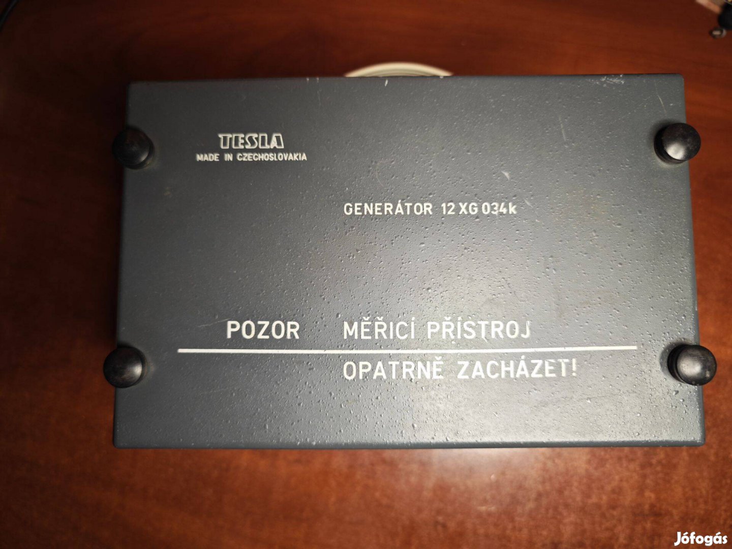 Tesla 12XG034K mérő, műszer, Audio Generátor mérőműszer