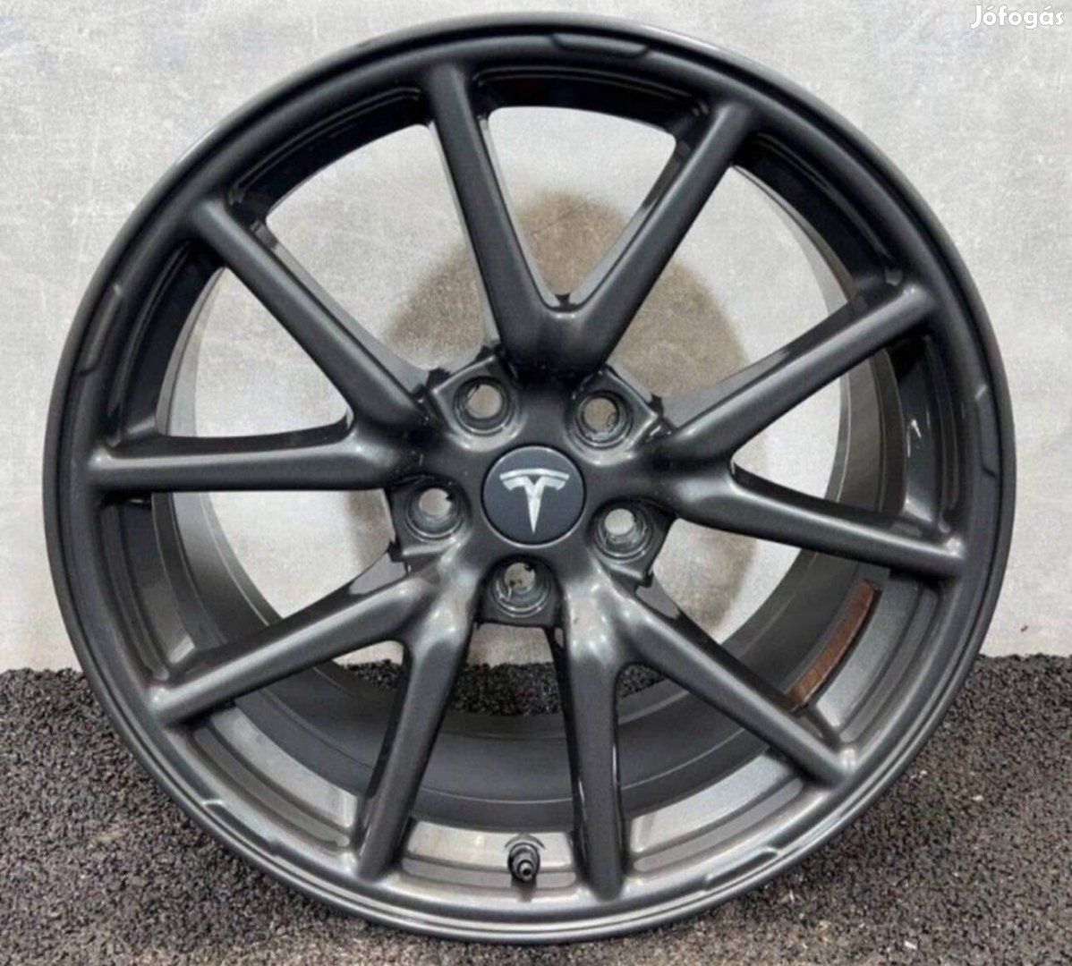 Tesla 18as gyári alufelni 5x114,3 Model3 Tpms
