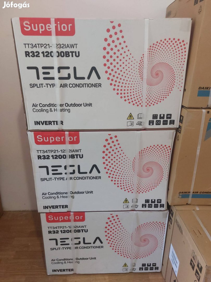 Tesla 3,5Kw klíma csepptálca fűtéssel!