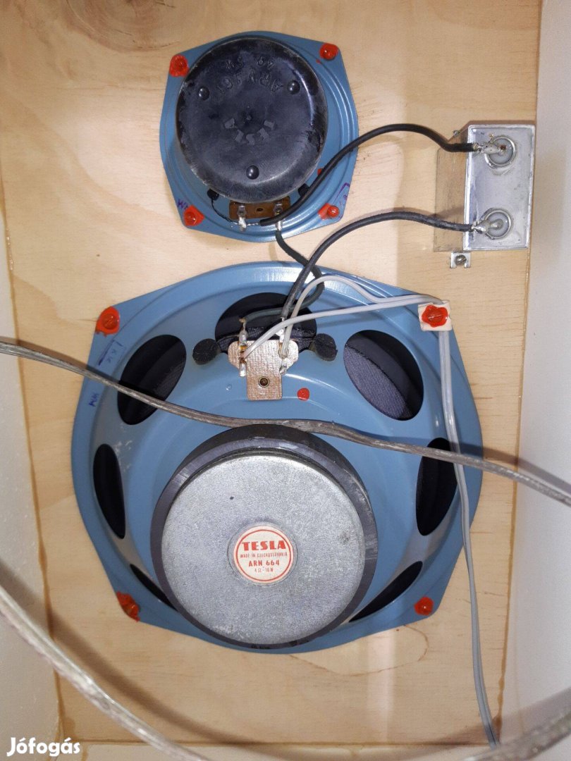 Tesla 4 Ohm 10W hangszóró, Supraphon ARS 825 kétutas hangfal