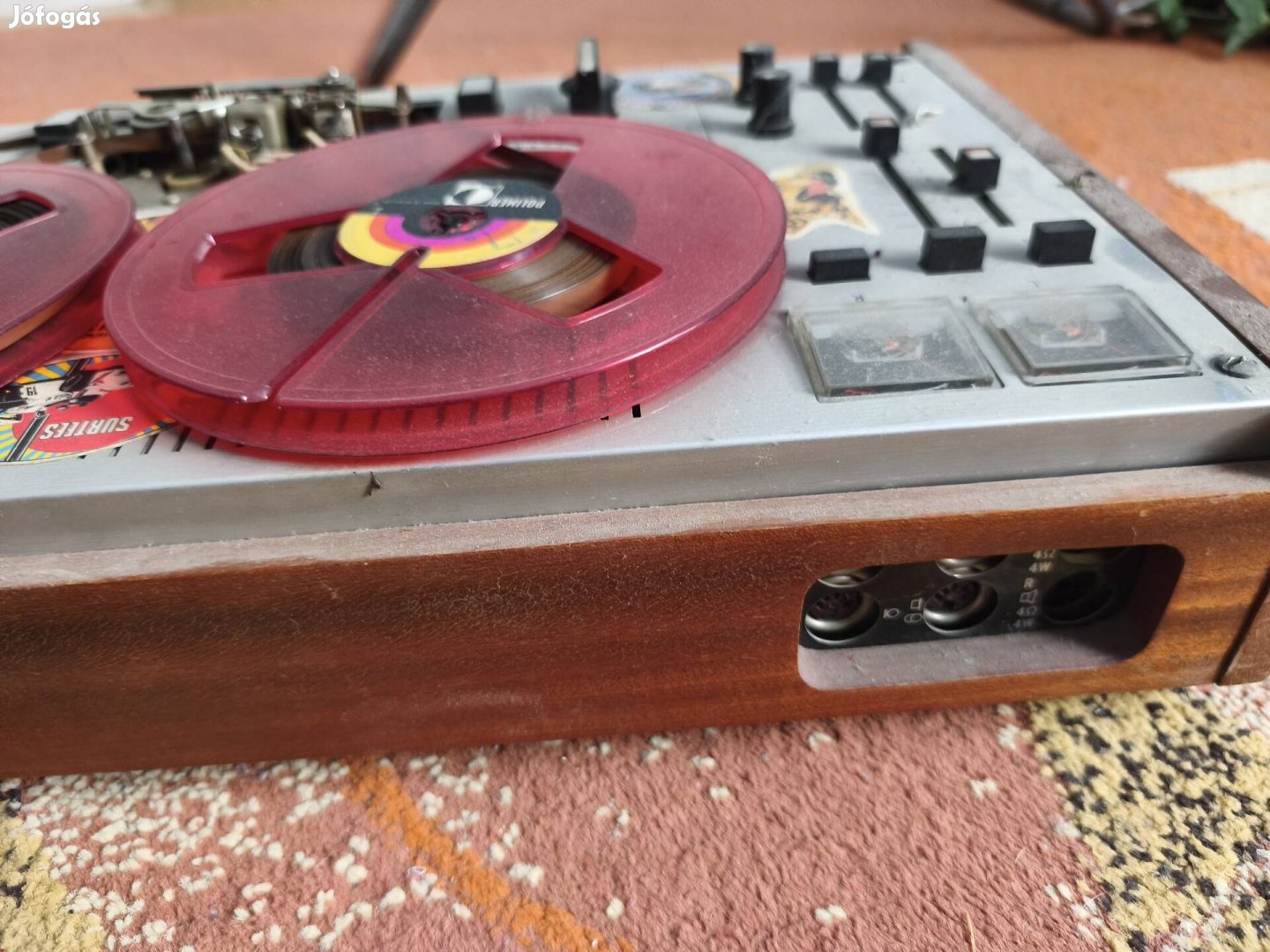 Tesla B100 orsós magnó - retro szalagos magnetofon