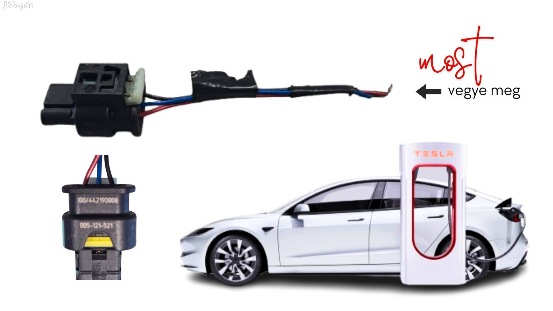 Tesla Model 3 PDC csatlakozó, Pigtail dugó csz 805-121-521