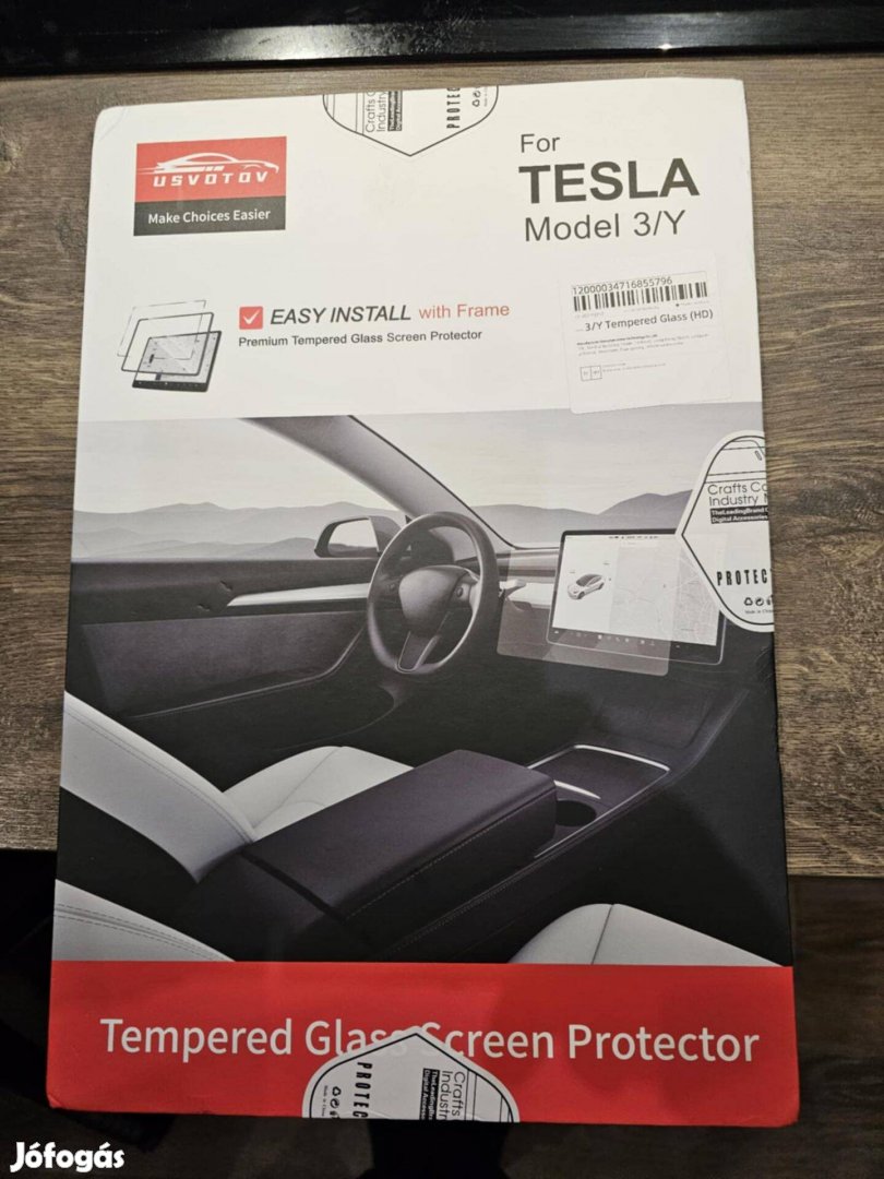 Tesla Model 3/Y kijelző védő üveg!