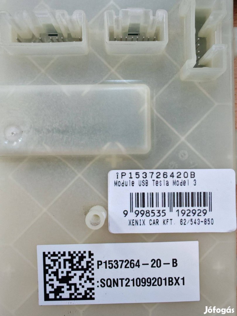 Tesla Model 3 (ECU) modul, vezérlő egység (használt) P1537264-20-B