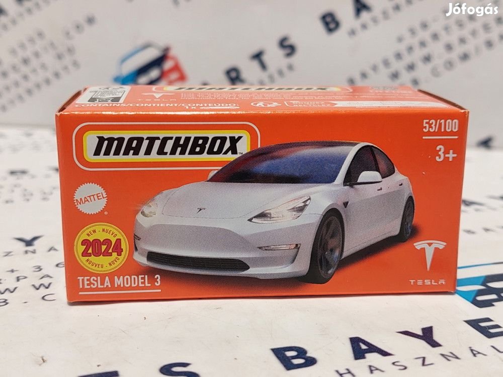 Tesla Model 3 - 53/100 -  Matchbox - 1:64
