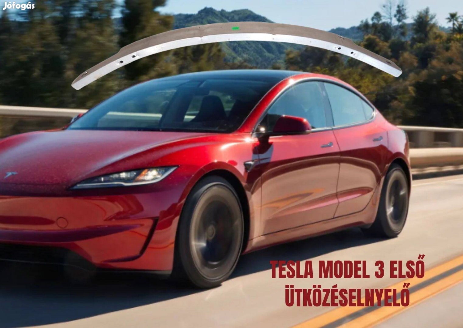 Tesla Model 3 első lökhárító merevítő, cikkszám 1100466700F
