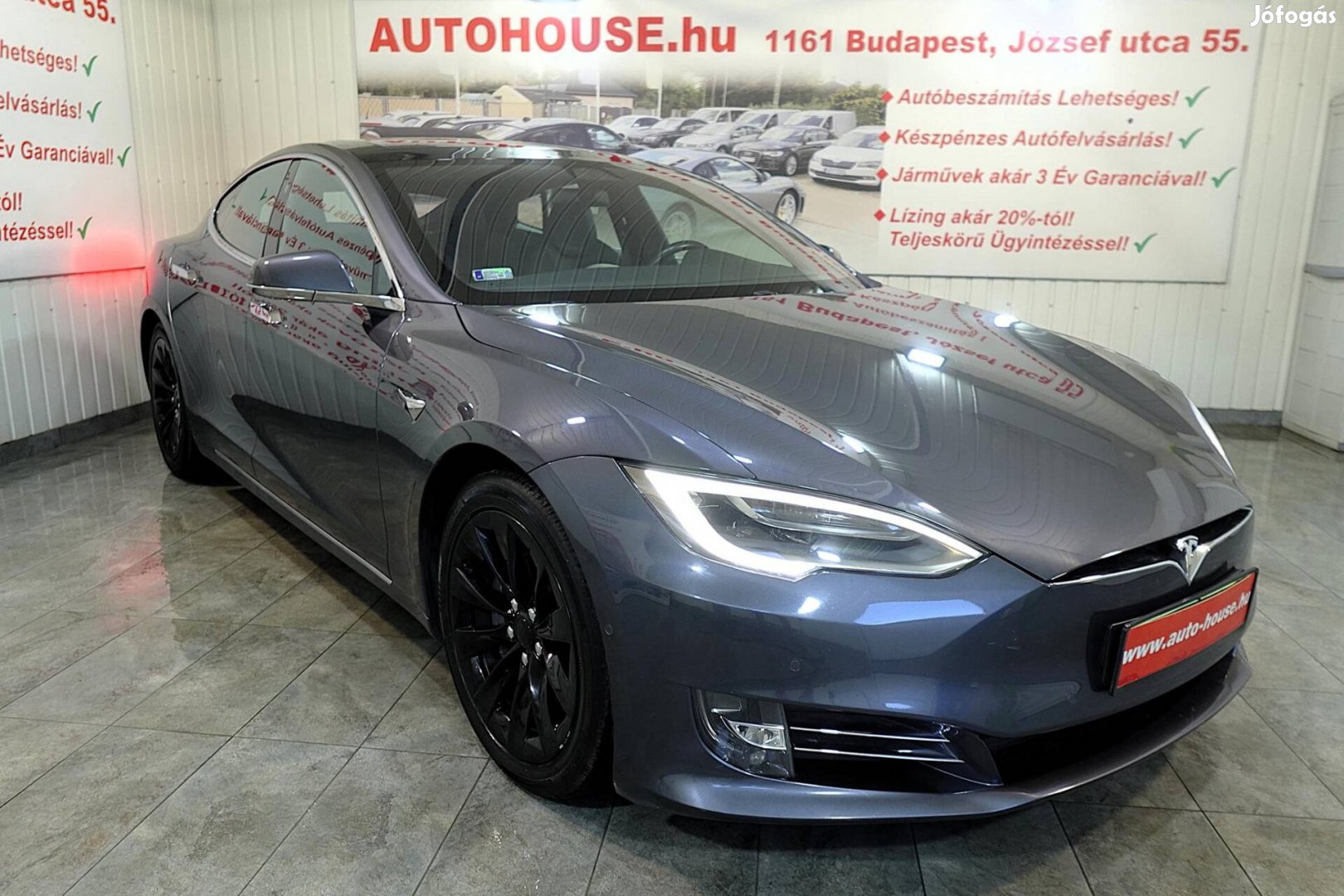 Tesla Model S 75D AWD (Automata) 476 LE! Légrúg...