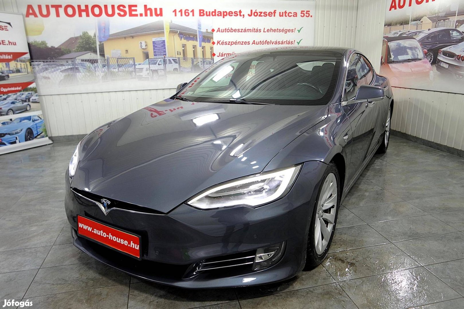 Tesla Model S 75D AWD (Automata) 476 LE! Légrúg...
