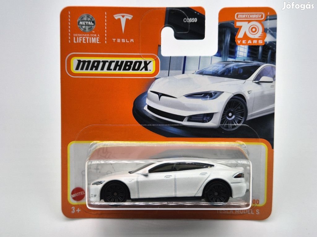Tesla Model S - 2023 86/100 - bliszteres -  Matchbox - 1:64