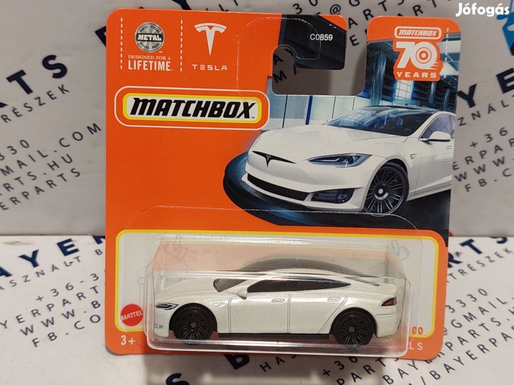 Tesla Model S - 2023 86/100 - bliszteres -  Matchbox - 1:64