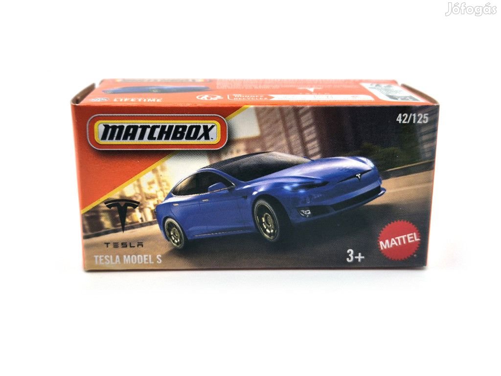 Tesla Model S - 42/125 -  Matchbox - 1:64