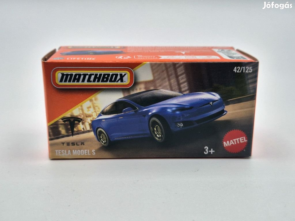 Tesla Model S - 42/125 -  Matchbox - 1:64