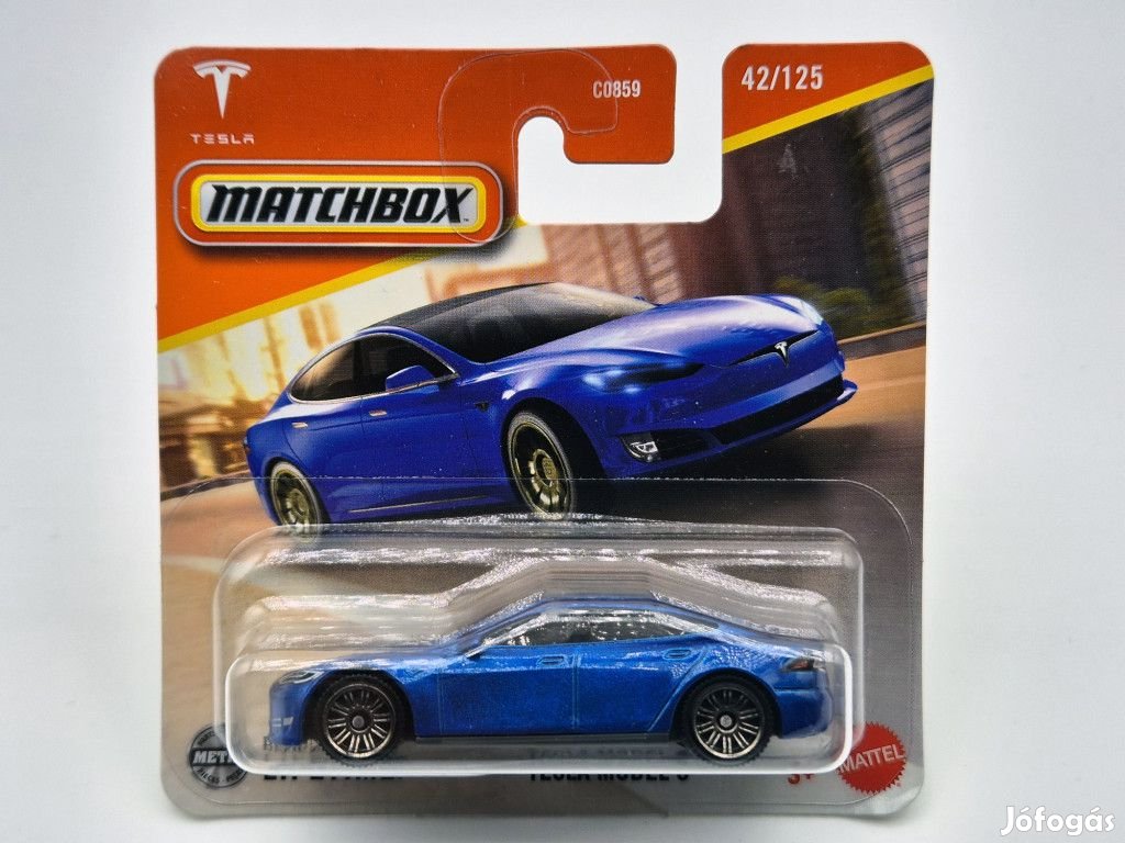 Tesla Model S - 42/125 - bliszteres -  Matchbox - 1:64