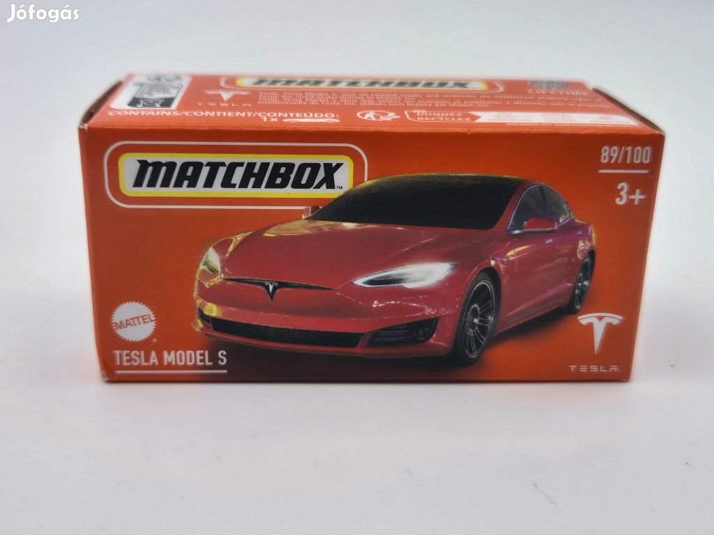 Tesla Model S - 89/100  -  Matchbox - 1:64