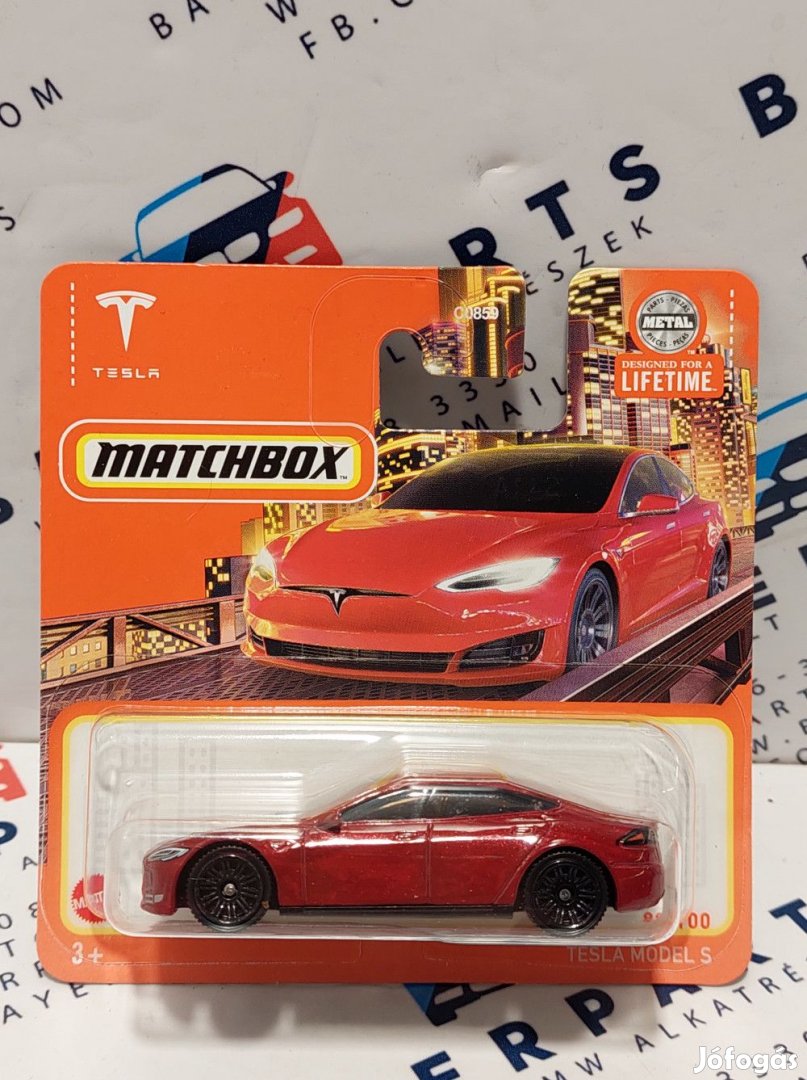 Tesla Model S - 89/100 - bliszteres -  Matchbox - 1:64