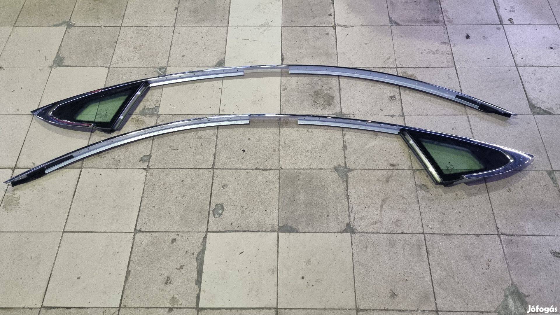 Tesla Model S oldal üveg gyári