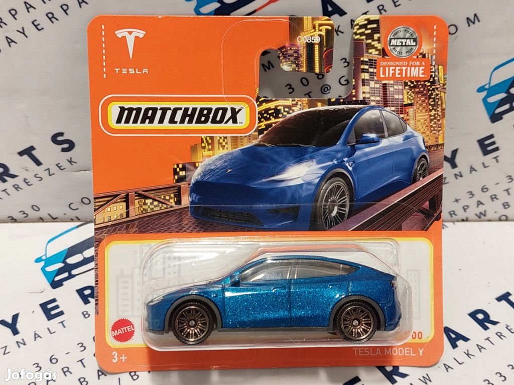 Tesla Model Y - 2024 3/100 - bliszteres -  Matchbox - 1:64