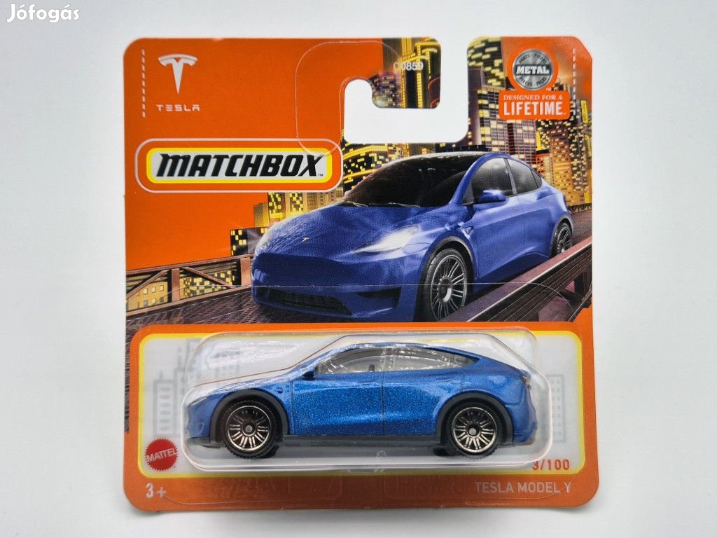 Tesla Model Y - 2024 3/100 - bliszteres -  Matchbox - 1:64