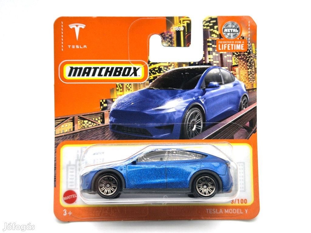 Tesla Model Y - 2024 3/100 - bliszteres -  Matchbox - 1:64