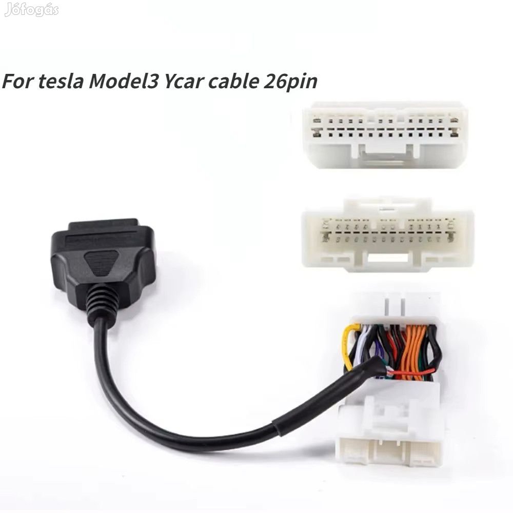 Tesla OBD átalakító Y kábel 26 PIN Tesla diagnosztika