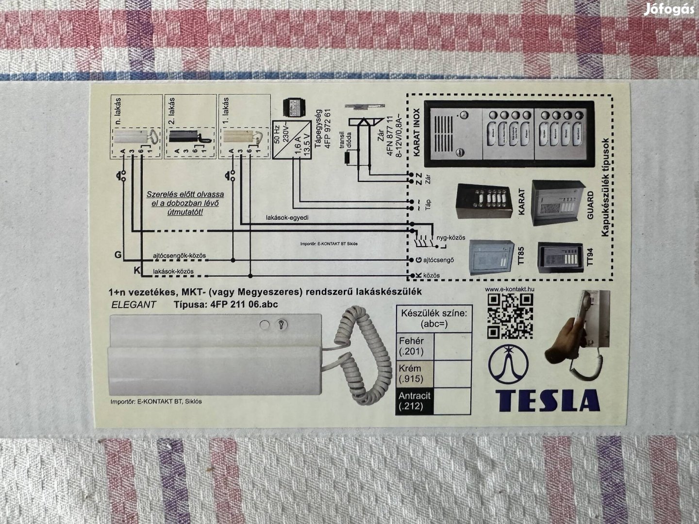 Tesla kaputelefon új