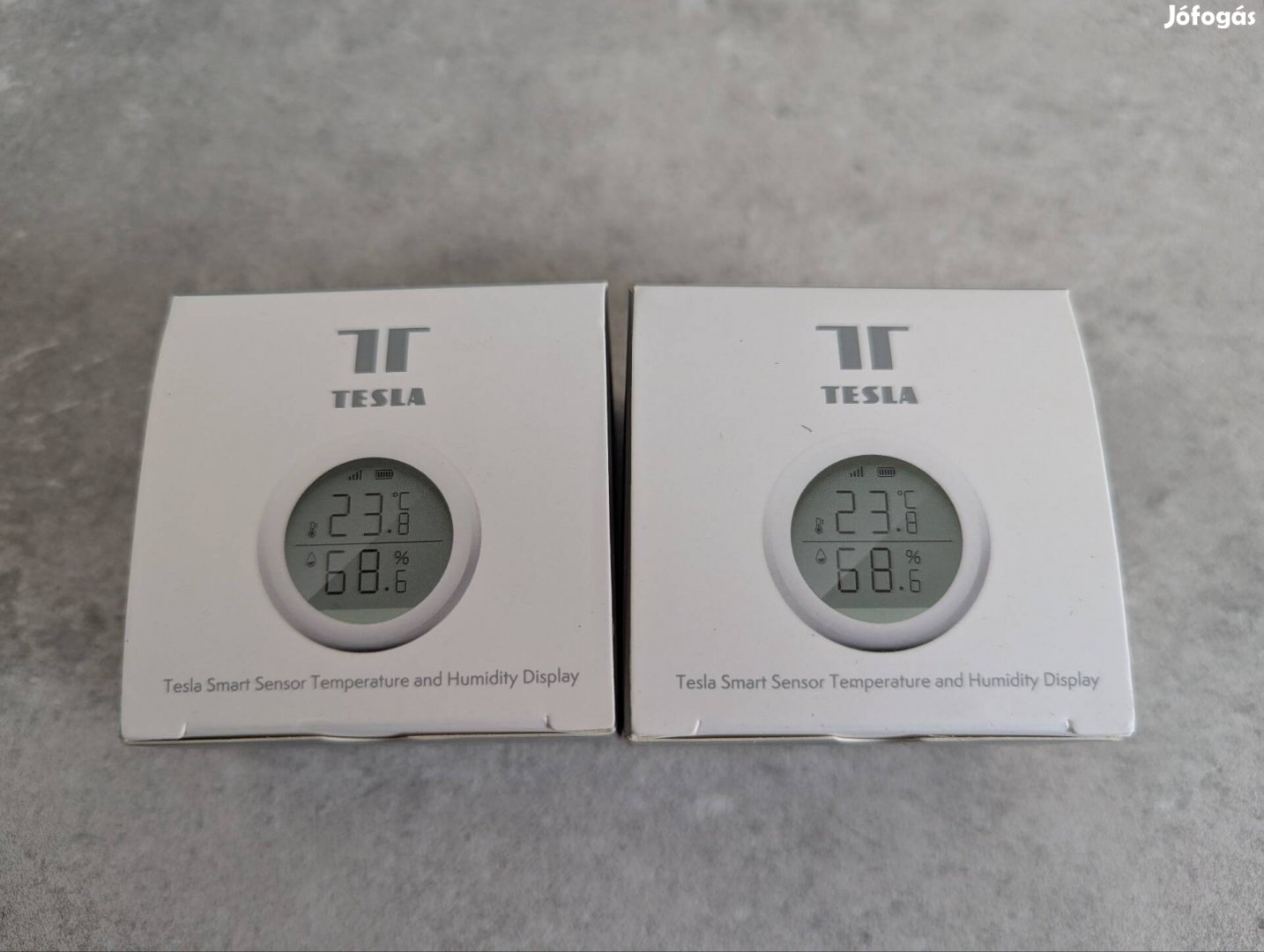 Tesla smart Zigbee hőmérséklet és páratartalom mérő készülék új!
