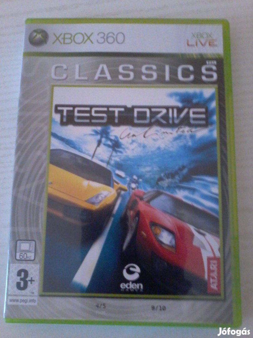 Test Drive Xbox 360 játék eladó.(nem postázom)