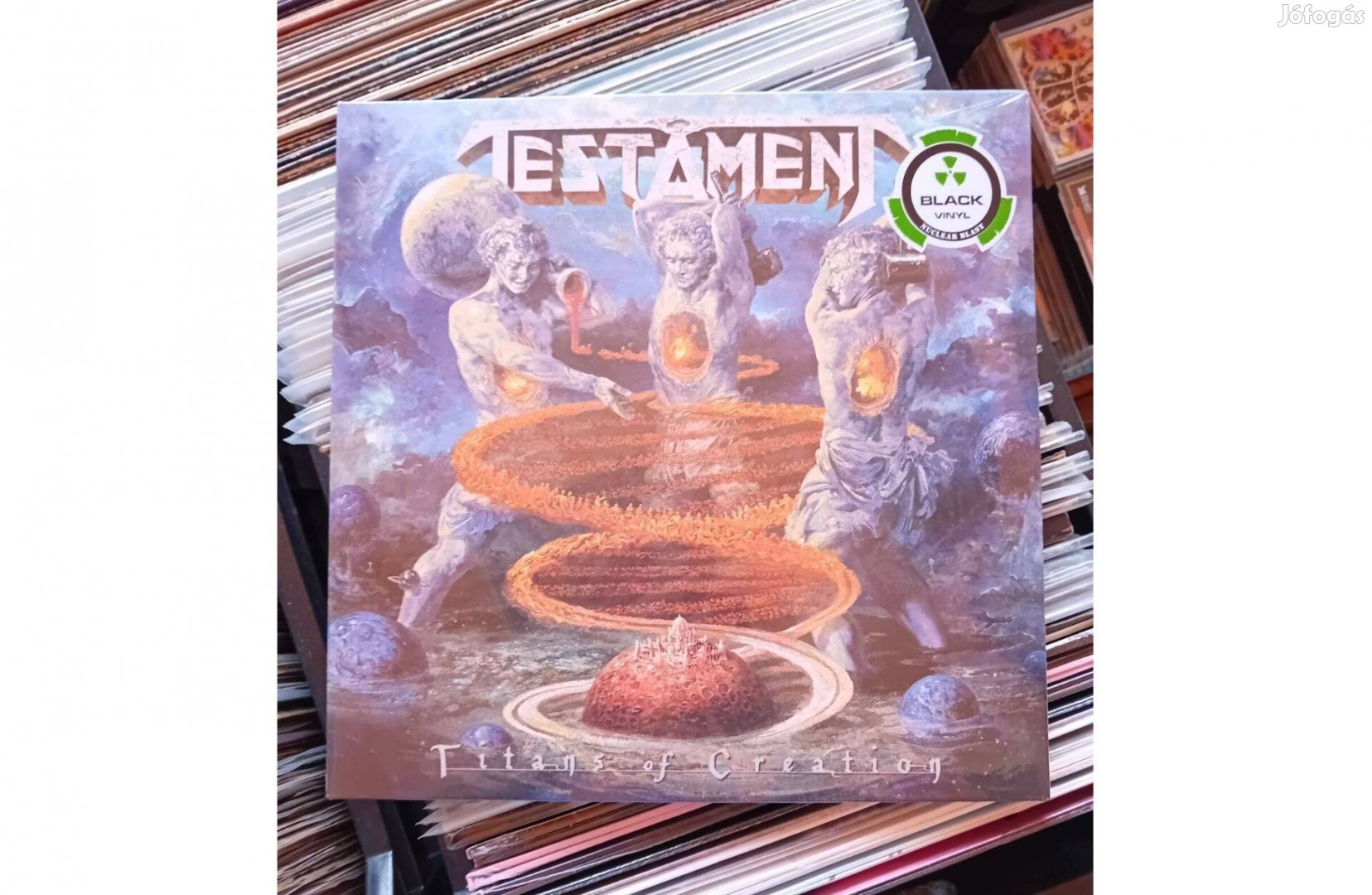 Testament - Titans Of Creation Dupla Bakelit Lemez LP Bontatlan