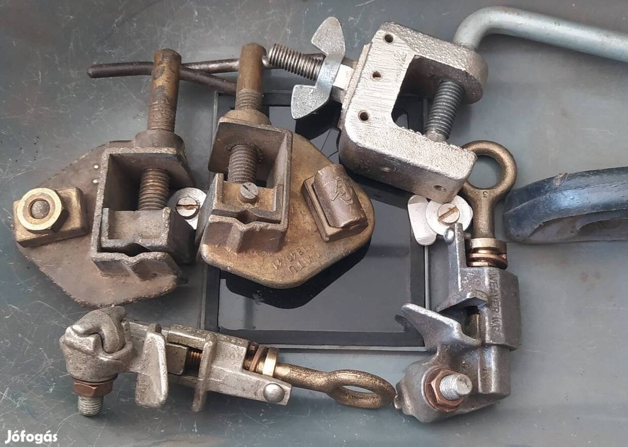 Testkábel hegesztő munkakábel szorító bilincs csavaros csipesz