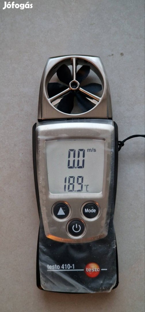 Testo 410-1 légsebesség szél mérő