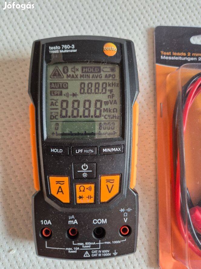 Testo 760-3 Kézi multiméter Új