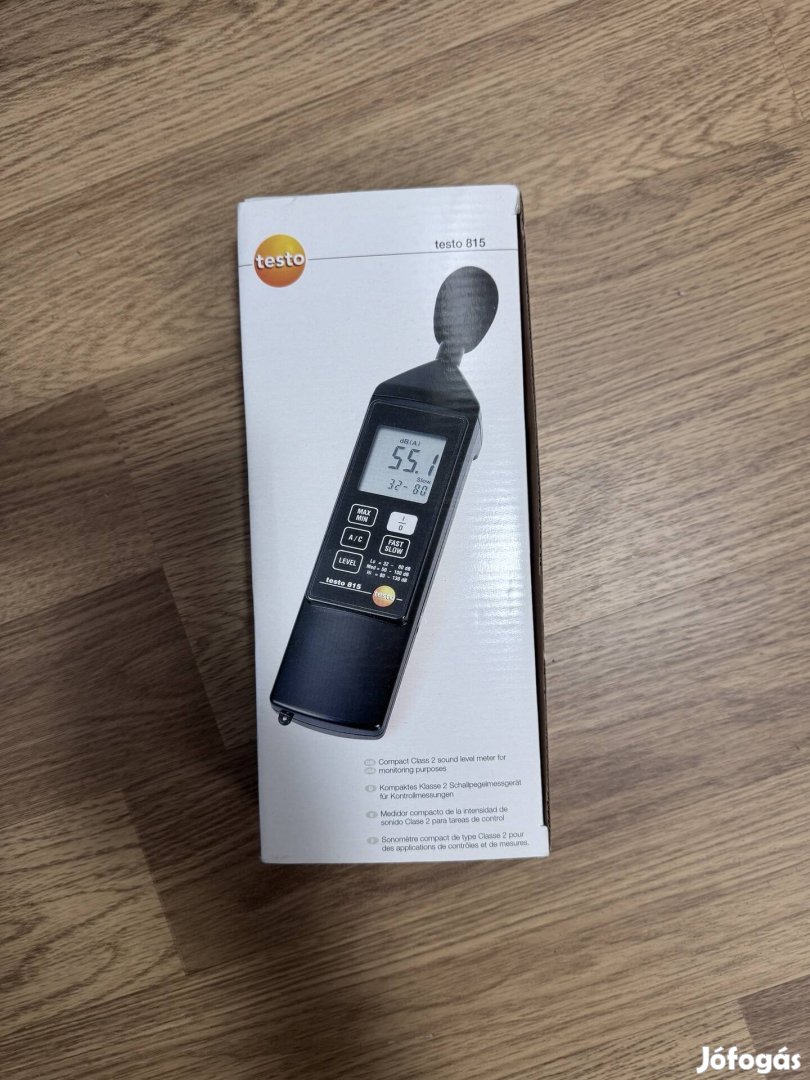 Testo 815 zajszintmérő