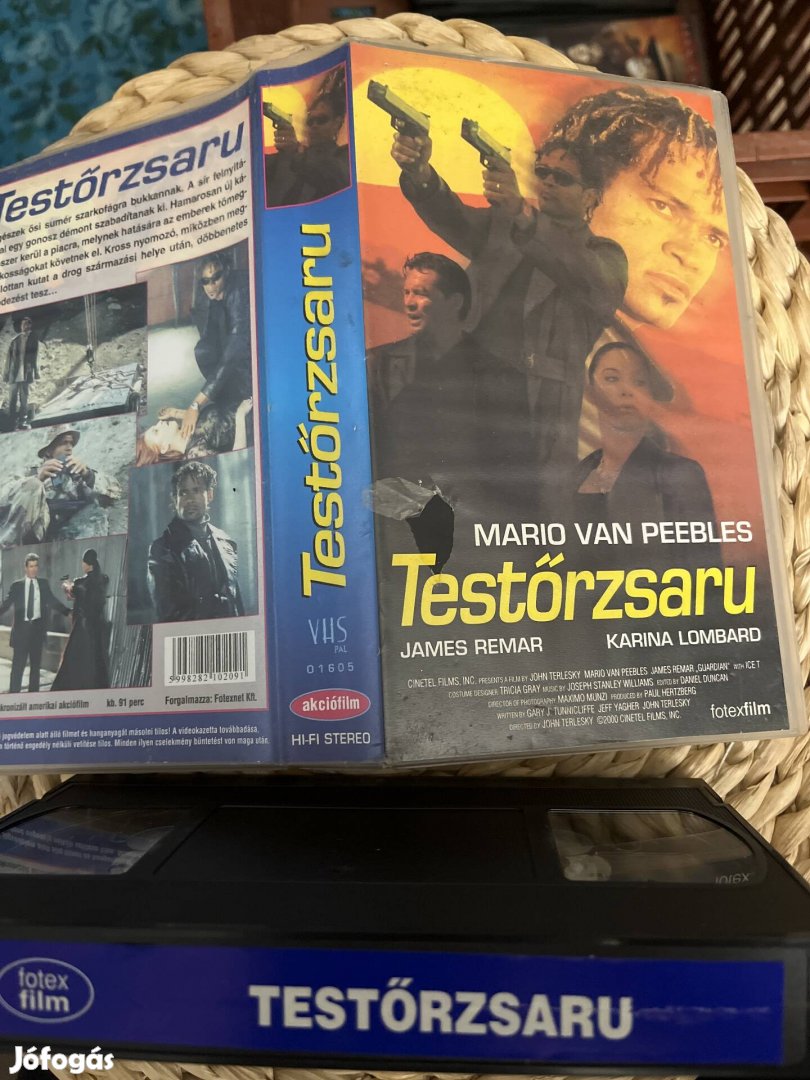 Testőr zsaru vhs