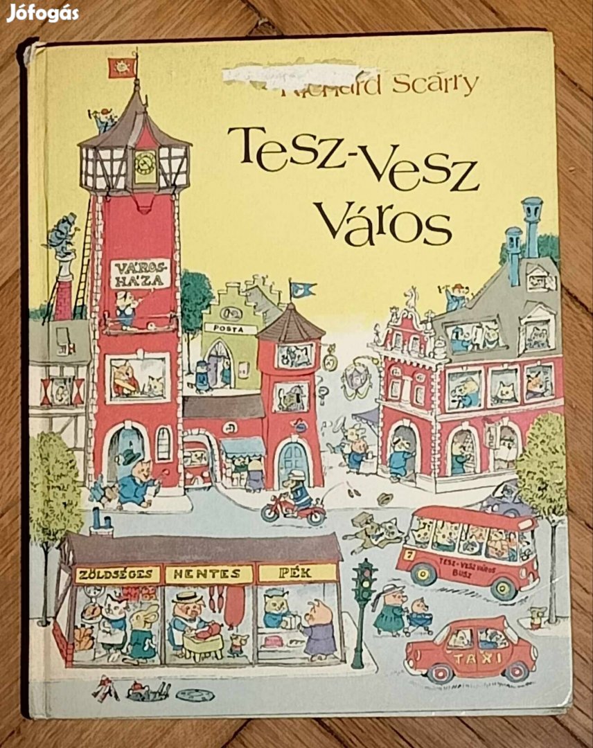 Tesz vesz város könyv Richard Scarry