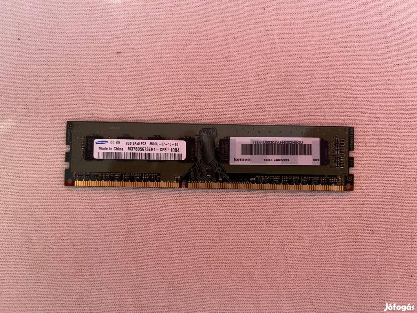 Tesztelt 2GB DDR3 memória PC-be