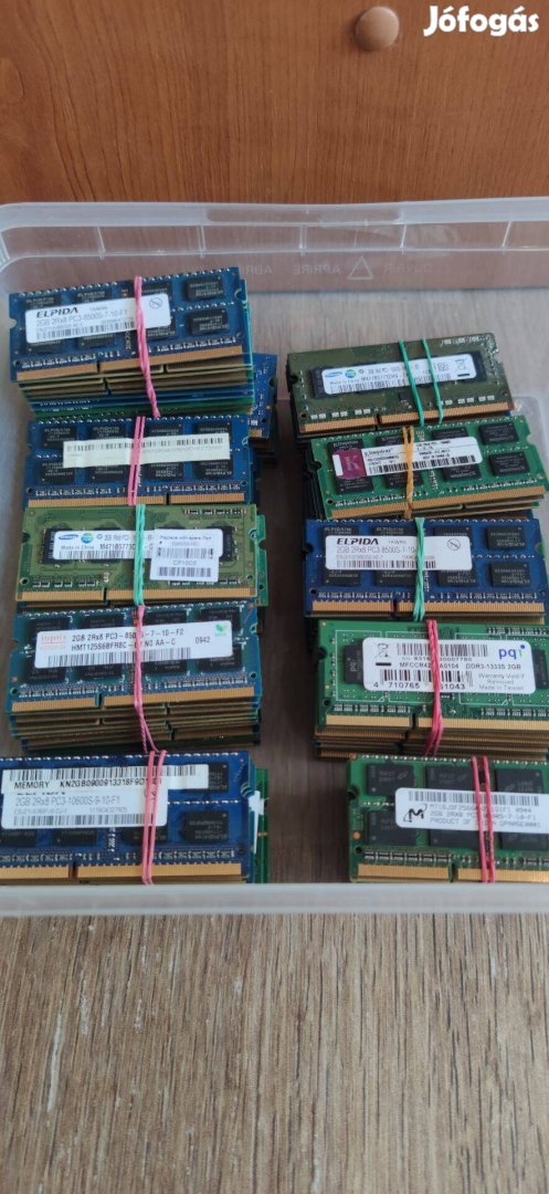 Tesztelt DDR3 Laptop Ram memória modulok 800Ft - tól