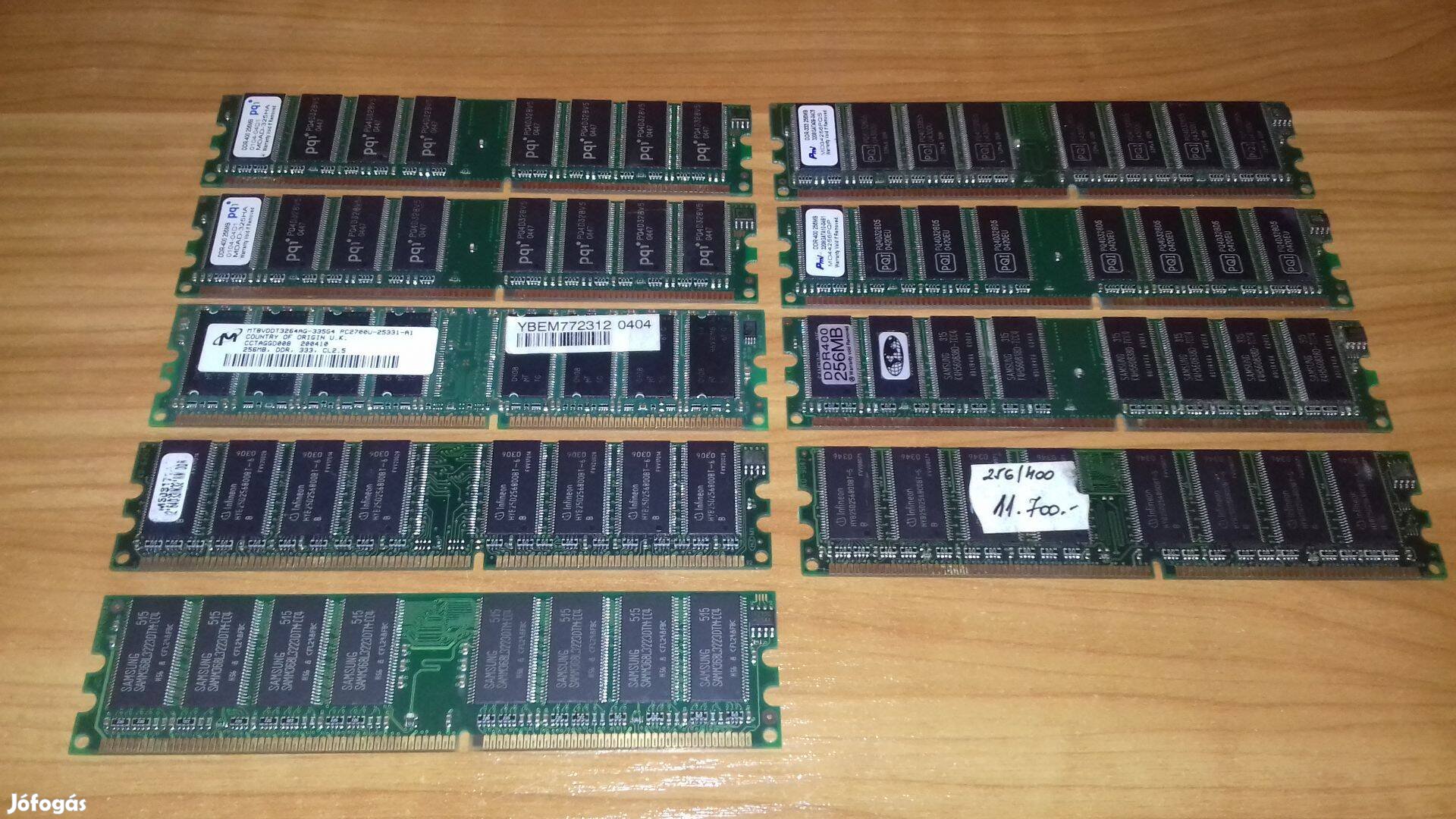 Tesztelt DDR-400 256MB RAM DDR DDR1 PC-400 memória