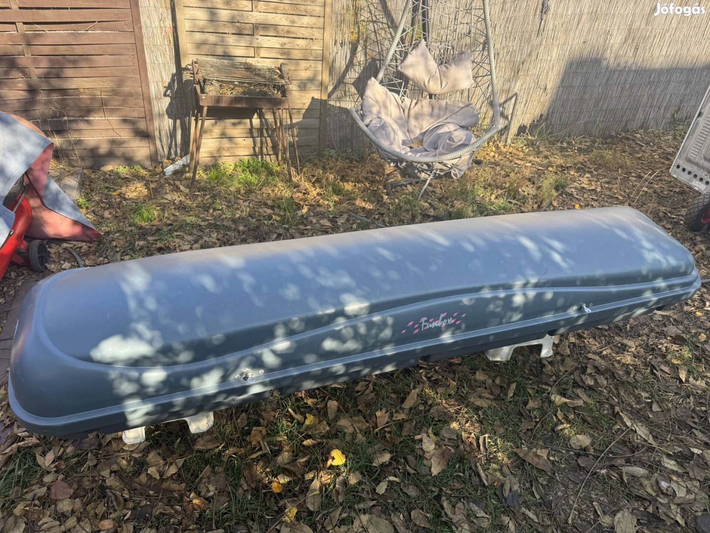 Tetőbox 2db kulccsal, felfogatópántokkal