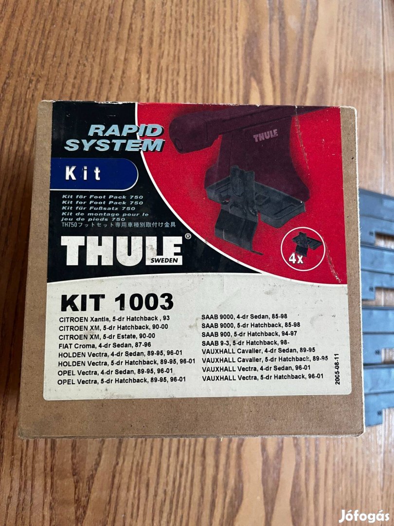 Tetőcsomagtartó Thule 1003 kit