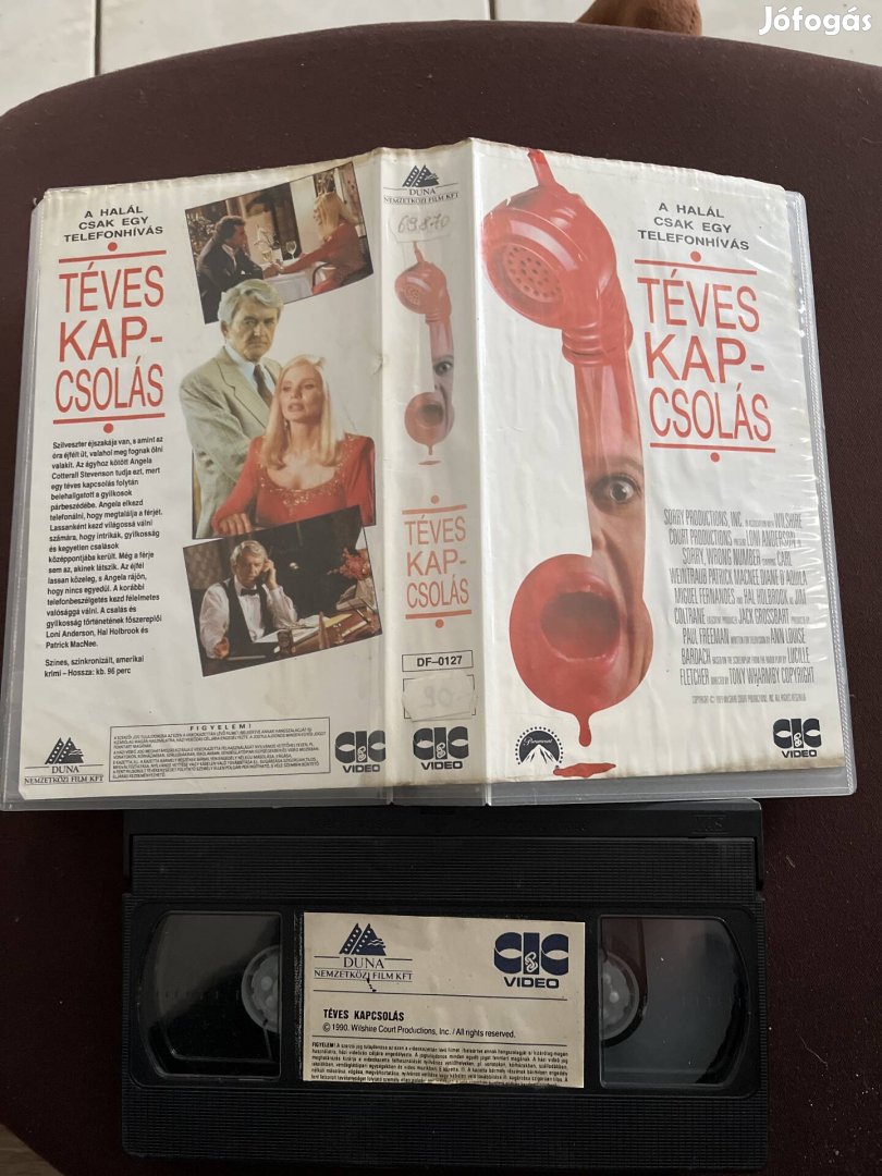 Téves kapcsolás vhs kistok thriller.