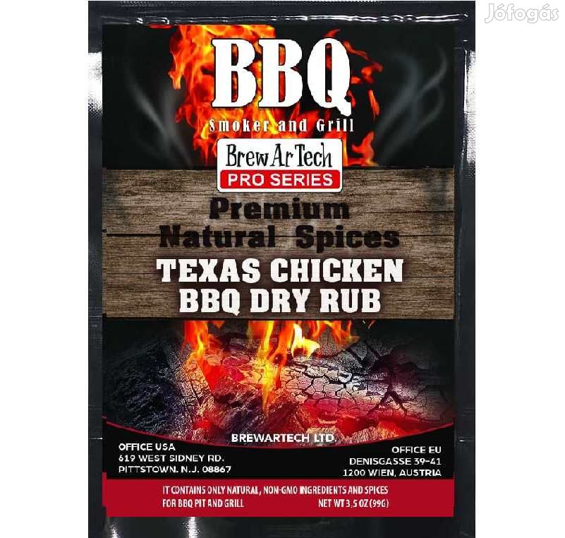 Texas Chicken BBQ Rub fŰszerkeverék 100g  (2902)