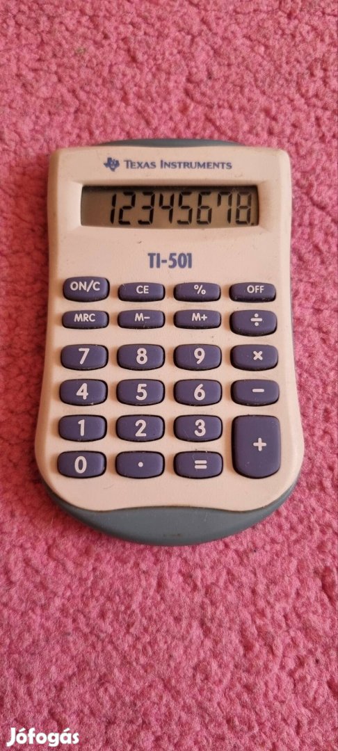 Texas Instruments mini számológép 